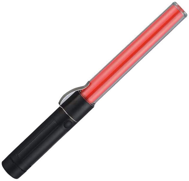 SAMDO 11.0 inch Magnet Wand Baton Traffic Control Road Safety Lamp Military Survival LED Light Stick (Red) - Image 1